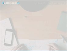 Tablet Screenshot of codictados.com